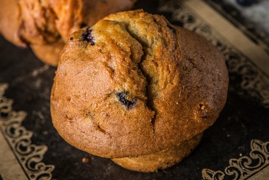 Muffins aux bleuets sauvages 