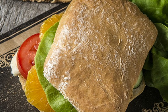 Plain sliced ciabatta