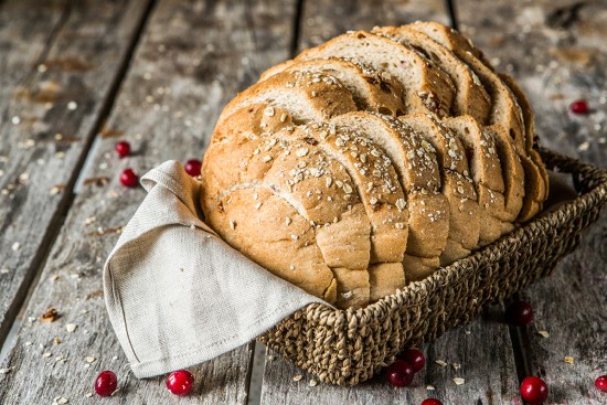 Pain aux canneberges et raisins