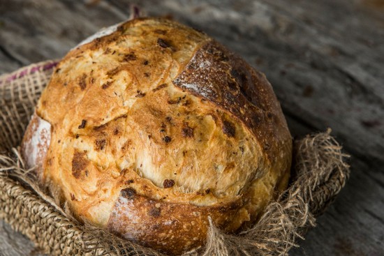 Cheese and bacon bread